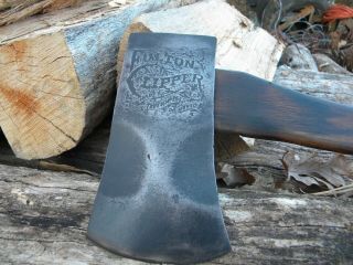 Vintage Embossed Fulton Clipper Axe 2