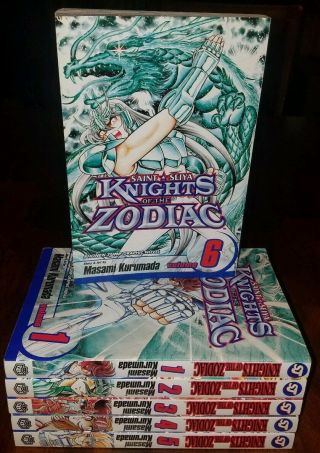 Knights Of The Zodiac,  Vols.  1 2 3 4 5 6 Masami Kurumada,  English Manga 6 Books