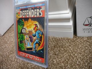 Defenders 1 cgc 6.  0 1st appearance of Necrodamus Marvel 1972 TV Dr Strange Hulk 2