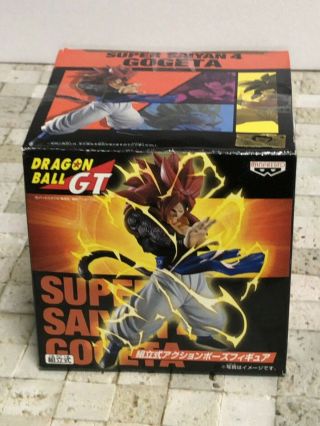 Dragon Ball Gt Action Pose Saiyan 4 Gogeta Figure Rare