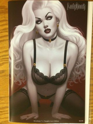 Lady Death Devotions Naughty Lace Edition Nm First Day