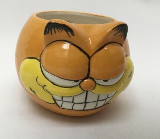 Vintage Garfield Head Mug Figural 3”