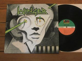 Winger Self Titled Lp S/t Atlantic 1988 (glam Metal Vinyl) (seventeen)