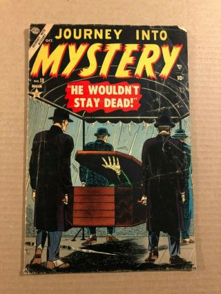 Journey Into Mystery (1st Series) 18 Pre - Code Golden Age Vintage Marvel Comic