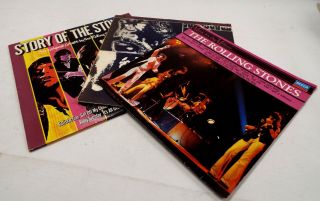 3 X The Rolling Stones Vinyl Lps Inc 