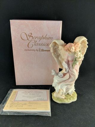 Seraphim Classics Faith The Easter Angel Figurine 7 - 1/2 " 78036 Box/coa