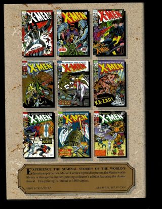 MARVEL MASTERWORKS Vol.  61 X - Men Marvel Comic Book HARDCOVER NP13 2
