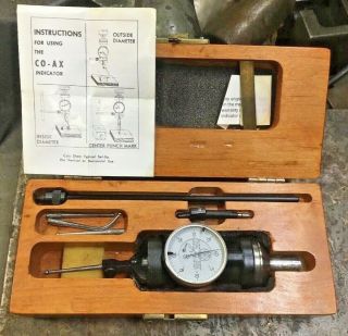 Blake Co - Ax Dial Indicator In Case Machinist Tool Milling Machine Align Set Up