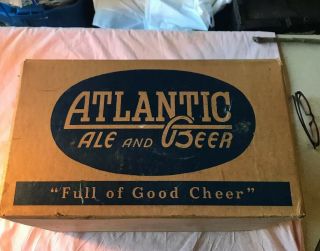 Vintage Atlantic Ale And Beer Box/crate