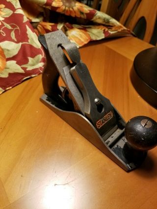 Stanley Sw No.  2 Type 13 Sweetheart Smoothing Bench Plane W/ Orange Frog 1920 