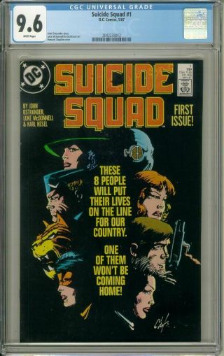 Suicide Squad 1 (dc Comics,  1987) Cgc Graded 9.  6 White Pages