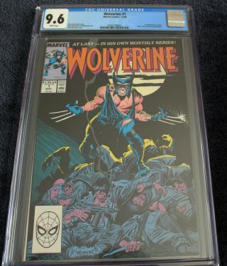 Wolverine 1 (1988) Cgc 9.  6 1st Appearance Patch