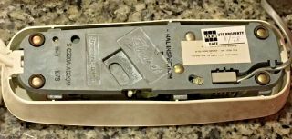 VTG 1978 STROMBERG CARLSON SLENDERET ROTARY PHONE WHITE DESK TELEPHONE RETRO 2