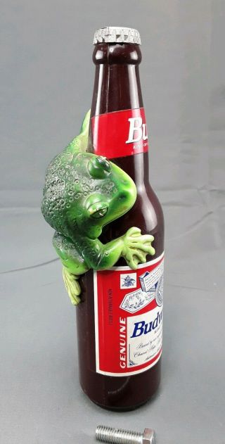 Vtg.  Budweiser Beer Bottle Bar Tap Keg Advertising 10 