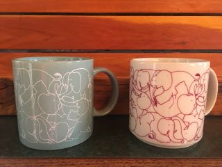 Vintage Taylor And Ng Naughty Elephant Orgy Coffee Cup Mug 1979