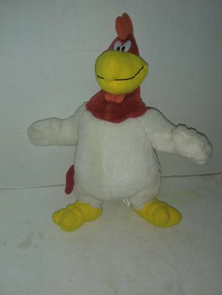 1996 Ace Novelty Looney Tunes Foghorn Leghorn Rooster Chicken Plush 12 " Tall