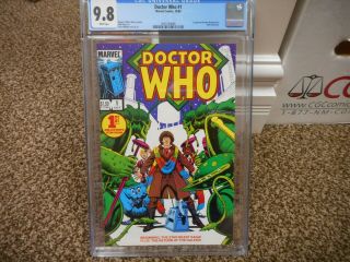 Doctor Who 1 Cgc 9.  8 Dc 1984 1st Series For The Dr White Pgs Tv Show Movie