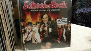 School Of Rock Soundtrack Red And Yellow Colored Vinyl