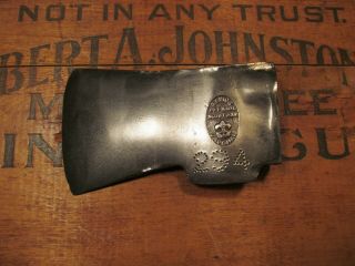 Embossed Vaughan Official Scout Axe Old Antique Vtg Boy Scout Hatchet Tool
