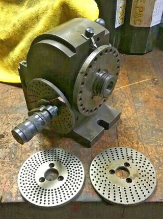 Vertex Milling Machine Dividing Head Bs - 0 W 3 Plates Machinist Gear Cutting Tool