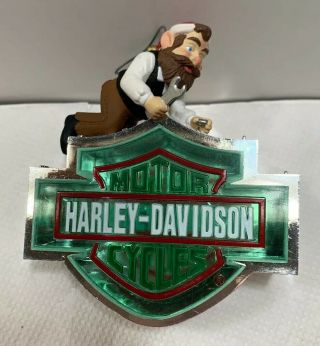 Harley Davidson Christmas Ornament North Pole Motorcycle Club 1999