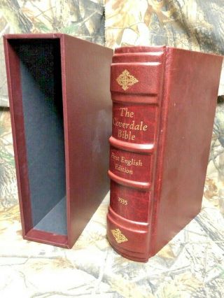 (facsimile) 1535 Coverdale Bible Fine Binding Edition