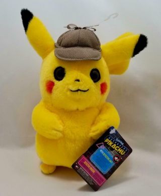 2019 Pokemon Detective Pikachu Official Movie 9 Inch Plush By Wicked Cool Toys