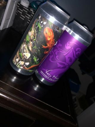 Tree House Brewing Very Hazy And Curiosity 71 Empty Cans