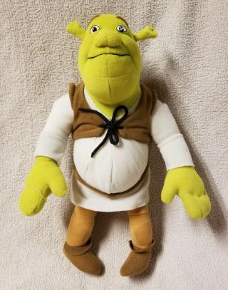 Shrek Ogre Dreamworks 12 " Plush Stuffed Toy Doll Shrek 2 Nanco 2004 Vgc
