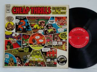 Janis Joplin W/big Brother Thrills Orig 1968 360 Sound Stereo Lp 1c/1e