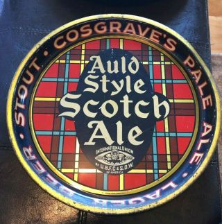 Cosgraves Auld Style Scotch Ale,  13 Inch Tray,  Tough Canada Canadian