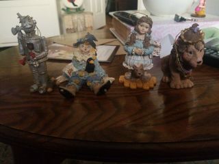 The Wizard Of Oz Christmas 4 Ornament Set Smithsonian Institution Dorothy Lion,