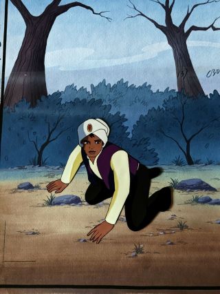 The Real Adventures of Jonny Quest 1996 HAJI Cel and Painted Background 2