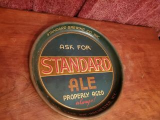 Standard Brewing Company Ask For Standard Ale Perfectly Aged Beer Tray