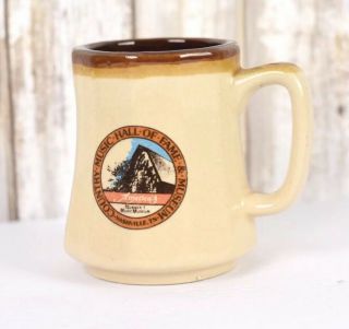 Vintage Country Music Hall Of Fame & Museum Mug Cup Rare