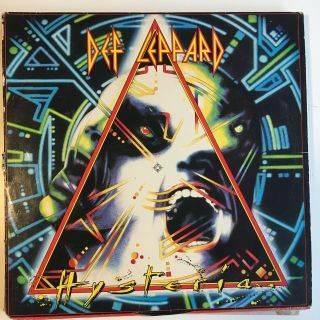1987 Def Leppard Vinyl Hysteria 1st Press Record Album Make Offer