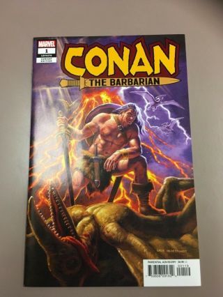 Conan The Barbarian 1 Nm 1:500 Greg Hildebrandt Variant (2019) Marvel Comics