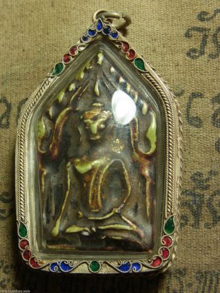 Phra Khun Paen,  Phan,  Kru Wat Yai Chai Mongkol,  Nakhon Sri Ayutthaya Buddha Amulet