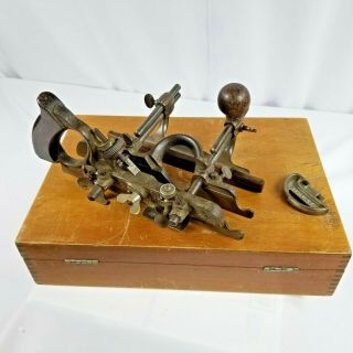 Stanley No 45 Combination Plane.  22 Cutters,  Box For Plane And Cutters