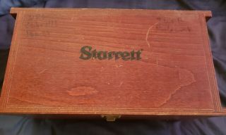 Starrett 0 " - 6 " Micrometer Set