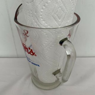Vintage HAMM’S BEER Pitcher “From the Land of Sky Blue Waters” 60 oz Rare, 3