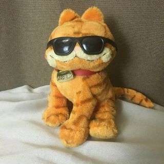 Garfield Ty ‘cool Cat’ 2004 Plush Toy Stuffed Animal - The Movie 7” -