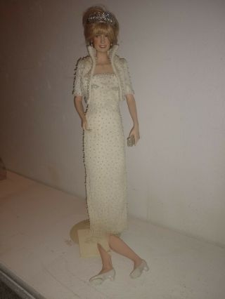 Franklin 16 " Princess Diana Porcelain Doll