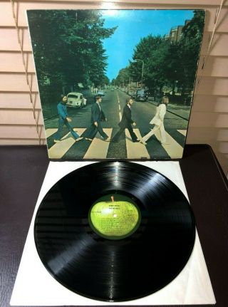 The Beatles Abbey Road 1969 Apple So - 383 Sewer Grate No Her Majesty Vg,  /vg,