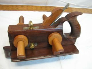 Union Factory H.  Chapin Wooden Screw Arm Rosewood Plow Plane Wood Tool