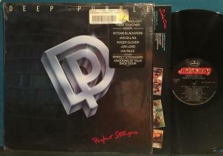 Deep Purple Perfect Stranger Nm/nm Orig 1984 Lp Shrink Hype Inner Sterling
