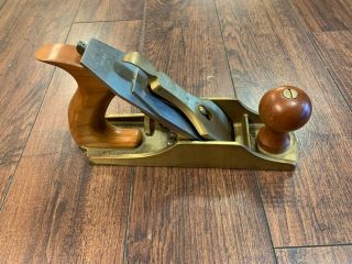 Lie Nielsen No.  4 Smooth Plane Woodworking Tool Iron And Bronze