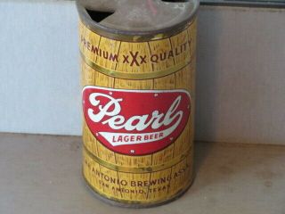 Pearl Lager.  Real Beauty.  From San Antonio Inside.  Flat Top