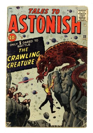 Tales To Astonish 22 Gd,  2.  5 1961