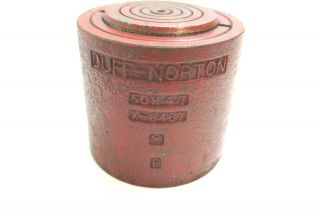 DUFF - NORTON 50 TON HYDRAULIC RAM - PAC JACK 9055 PSI,  2 1/8 TRAVEL,  50H 4.  7 X - 646 3
